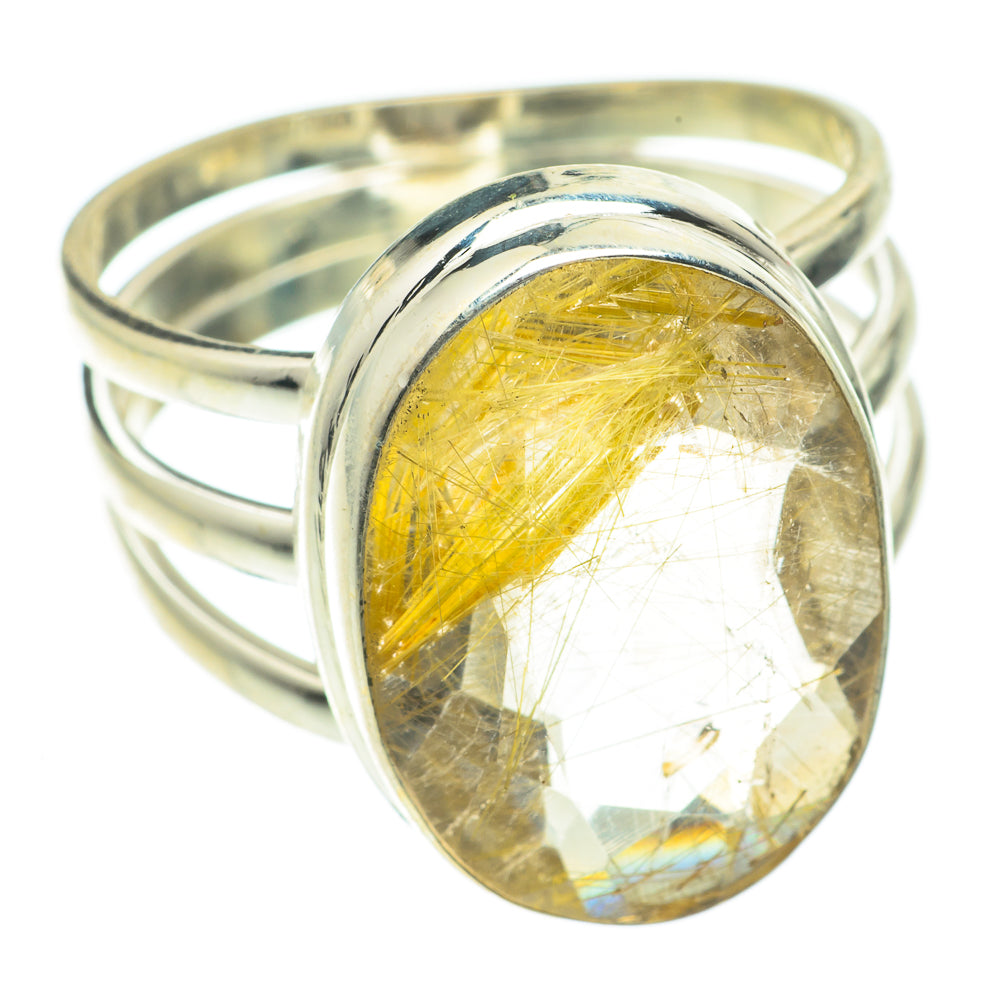 Rutilated Quartz Rings handcrafted by Ana Silver Co - RING64800