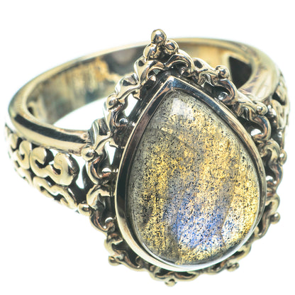 Labradorite Rings handcrafted by Ana Silver Co - RING64809