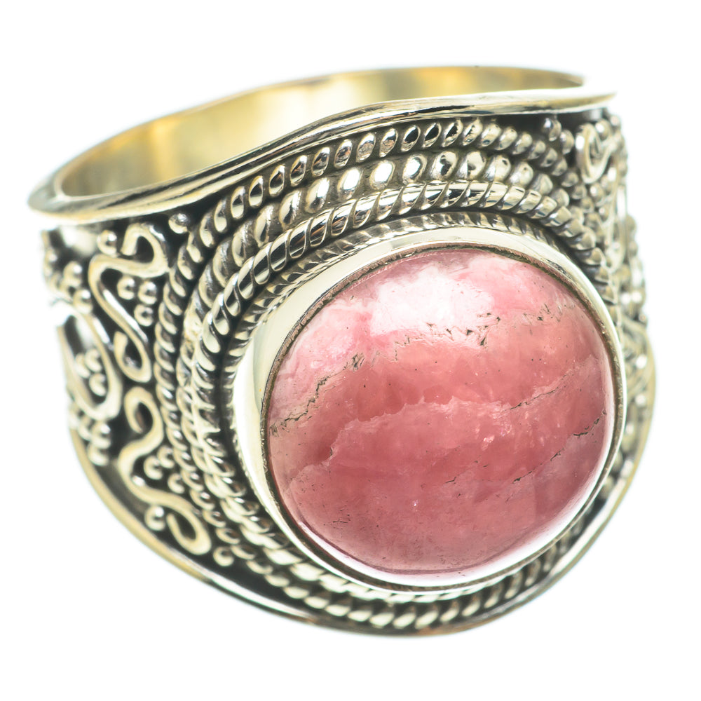 Rhodochrosite Rings handcrafted by Ana Silver Co - RING64818