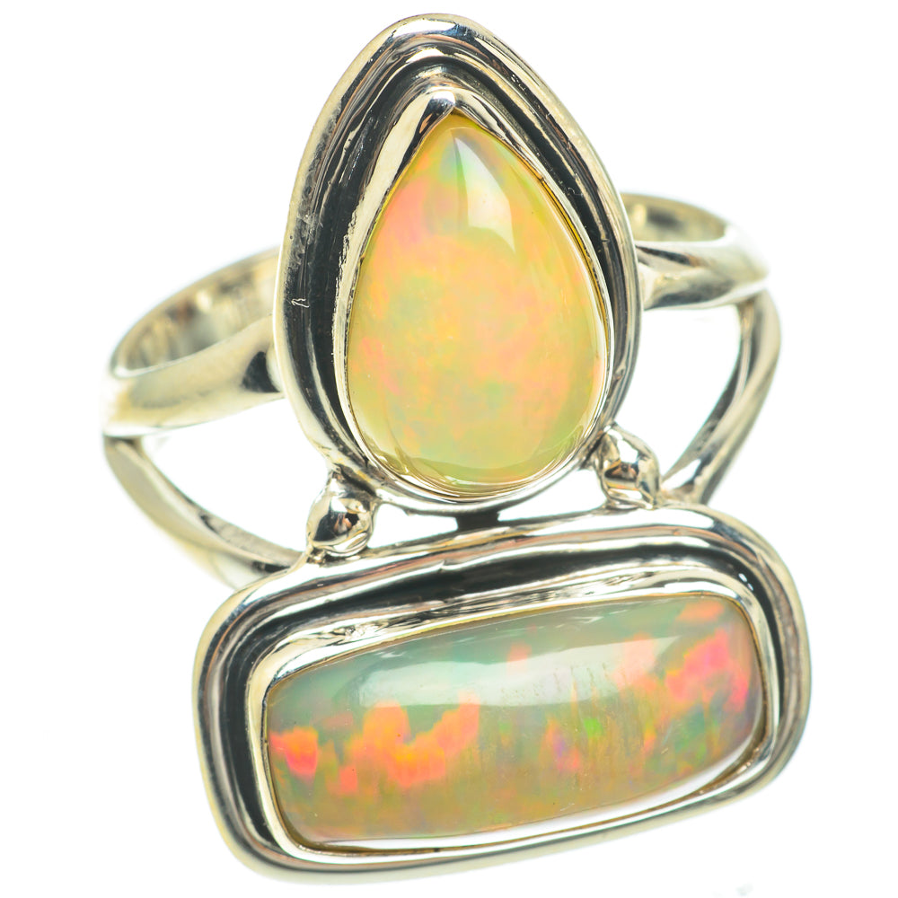 Ethiopian Opal Rings handcrafted by Ana Silver Co - RING64822