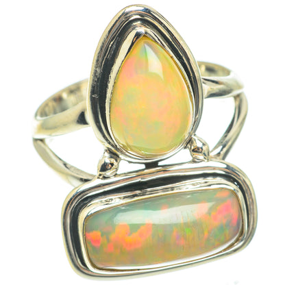 Ethiopian Opal Rings handcrafted by Ana Silver Co - RING64822