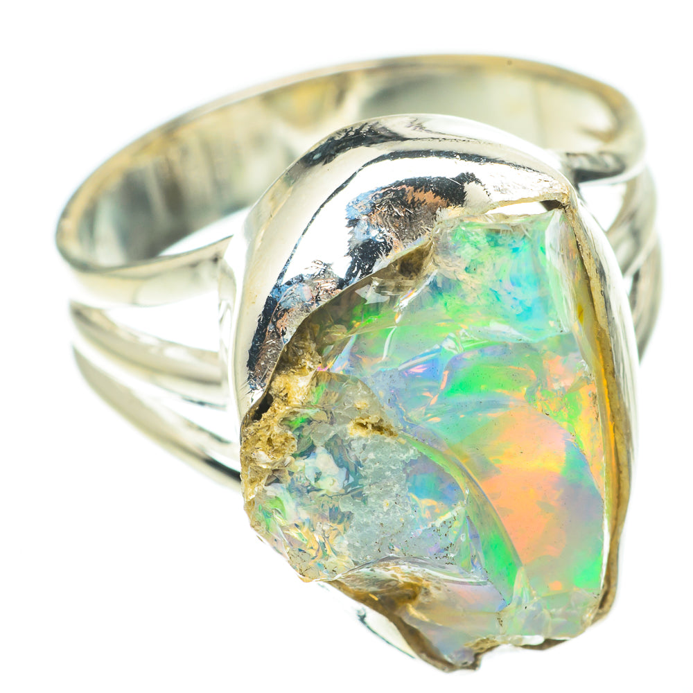 Ethiopian Opal Rings handcrafted by Ana Silver Co - RING64824