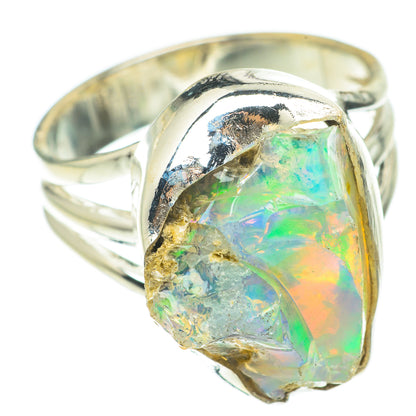 Ethiopian Opal Rings handcrafted by Ana Silver Co - RING64824