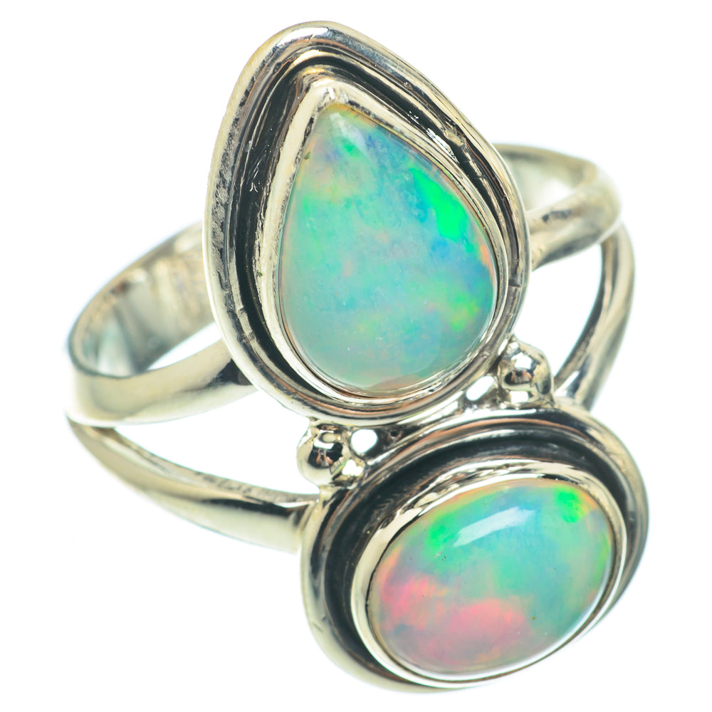 Ethiopian Opal Rings handcrafted by Ana Silver Co - RING64825
