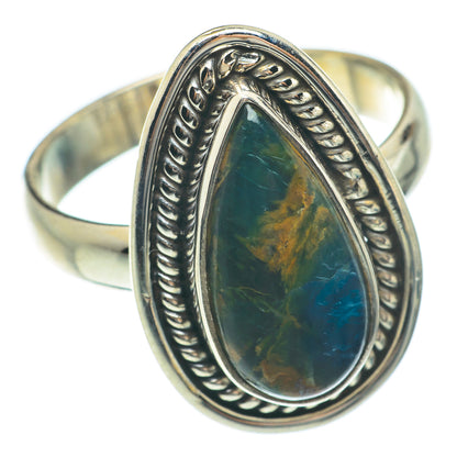 Chrysocolla Rings handcrafted by Ana Silver Co - RING64827