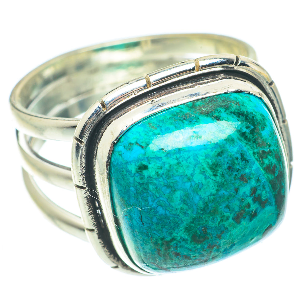 Chrysocolla Rings handcrafted by Ana Silver Co - RING64828