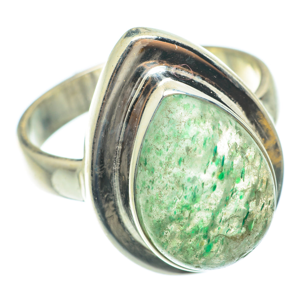 Green Aventurine Rings handcrafted by Ana Silver Co - RING64829