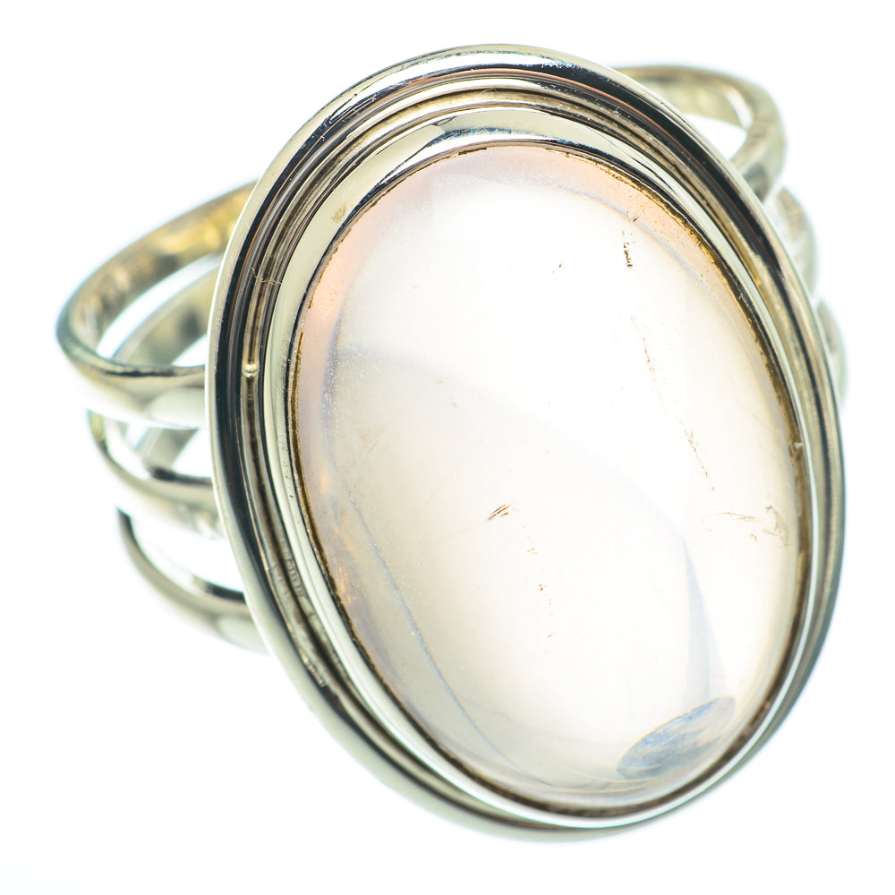 Rose Quartz Rings handcrafted by Ana Silver Co - RING64840