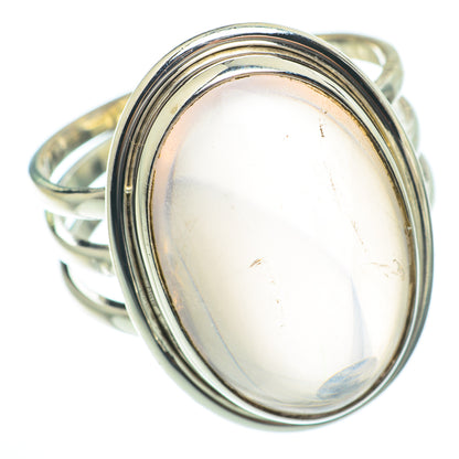 Rose Quartz Rings handcrafted by Ana Silver Co - RING64840
