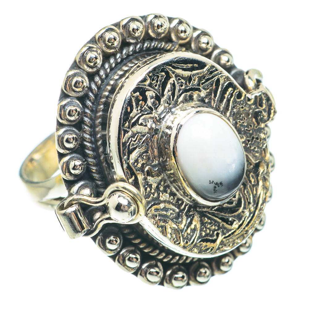 Dendritic Opal Rings handcrafted by Ana Silver Co - RING64852