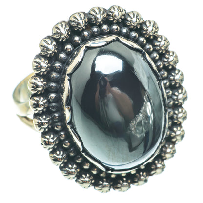 Hematite Rings handcrafted by Ana Silver Co - RING64857