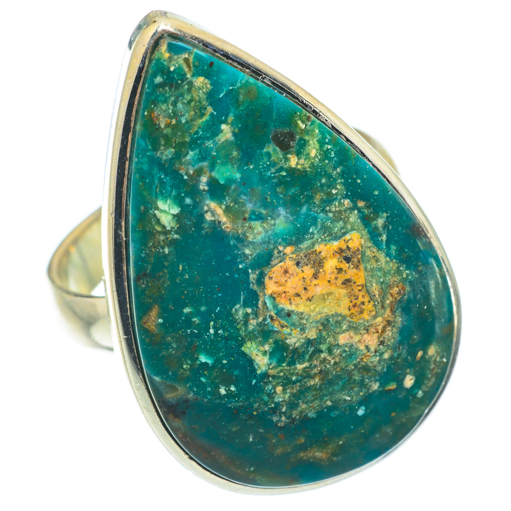Chrysocolla Rings handcrafted by Ana Silver Co - RING64859