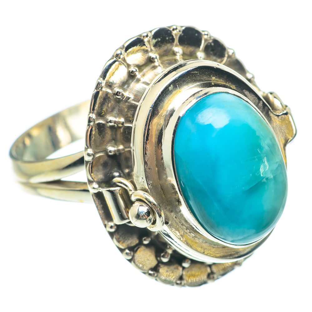Larimar Rings handcrafted by Ana Silver Co - RING64862