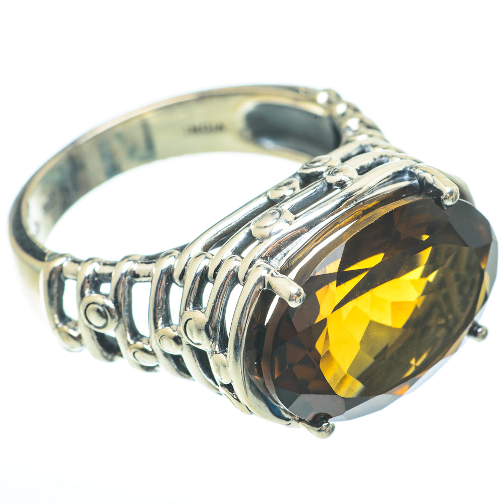 Olive Quartz Rings handcrafted by Ana Silver Co - RING64867