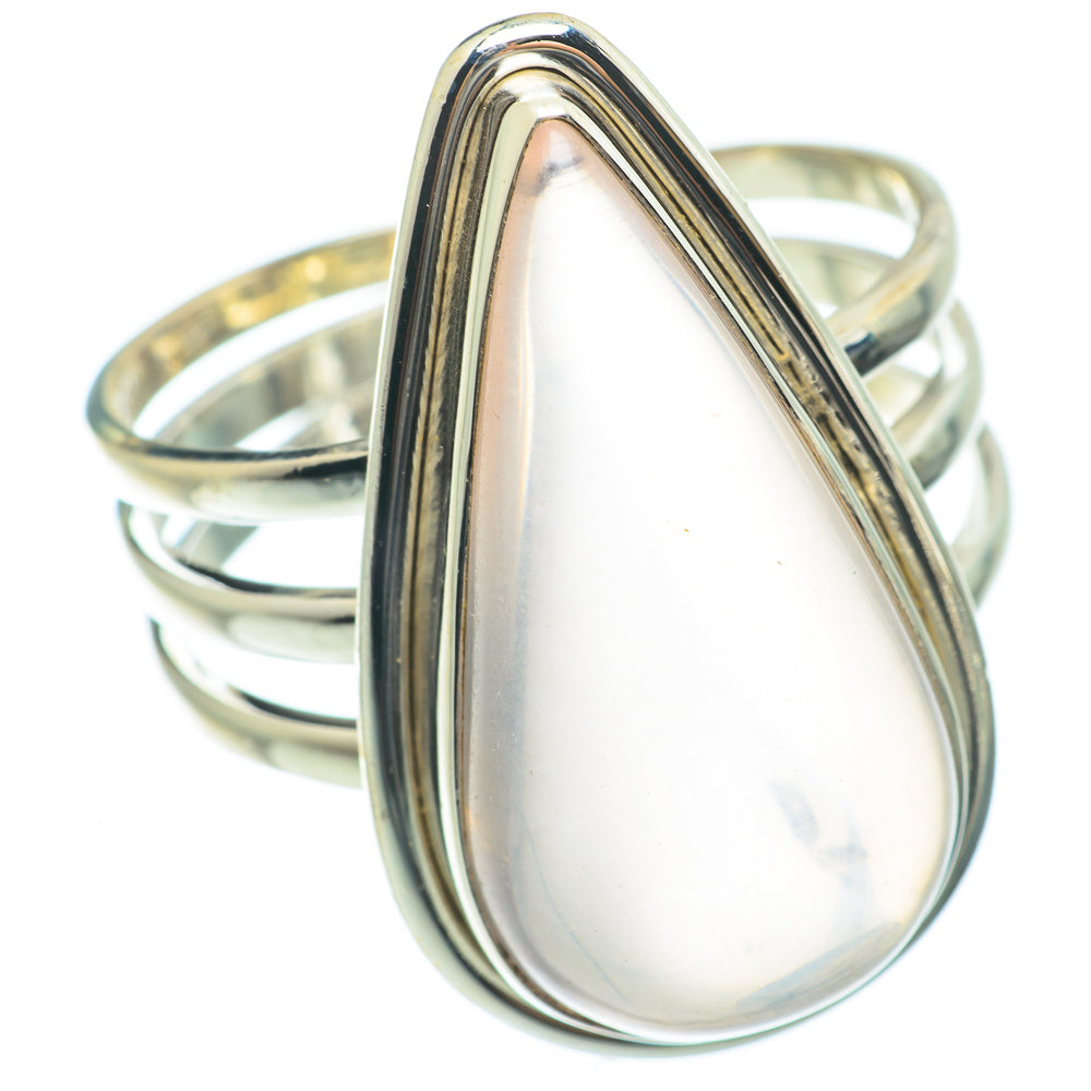 Rose Quartz Rings handcrafted by Ana Silver Co - RING64871