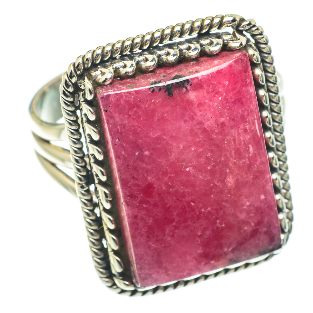 Rhodonite Rings handcrafted by Ana Silver Co - RING64872