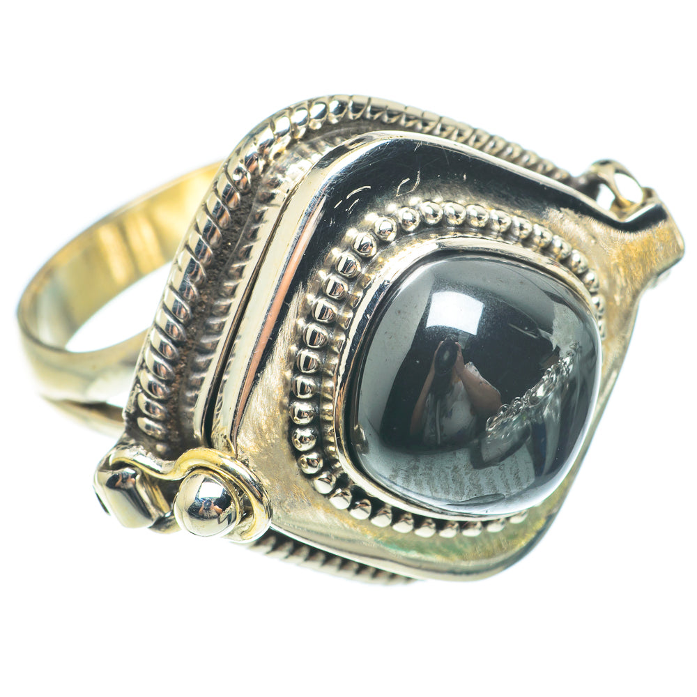 Hematite Rings handcrafted by Ana Silver Co - RING64882