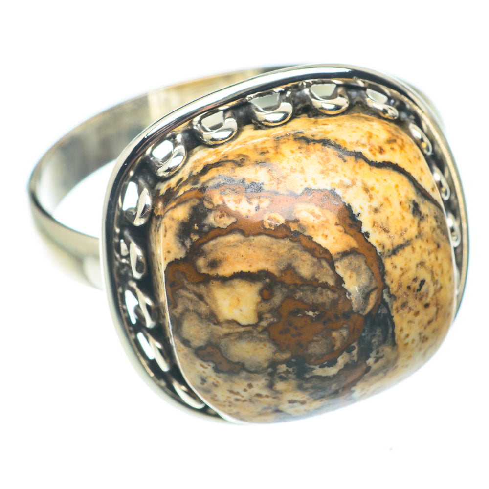 Picture Jasper Rings handcrafted by Ana Silver Co - RING64890 - Photo 2
