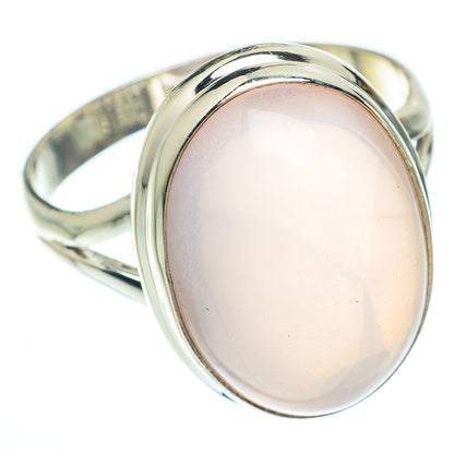 Rose Quartz Rings handcrafted by Ana Silver Co - RING64894