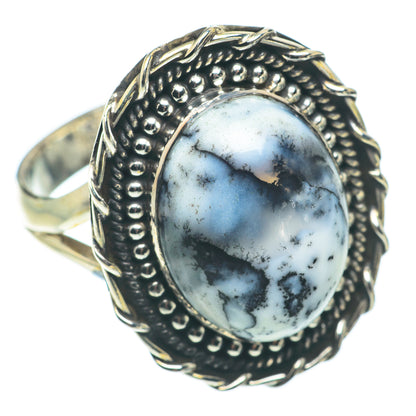 Dendritic Opal Rings handcrafted by Ana Silver Co - RING64902