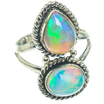 Ethiopian Opal Rings handcrafted by Ana Silver Co - RING64907