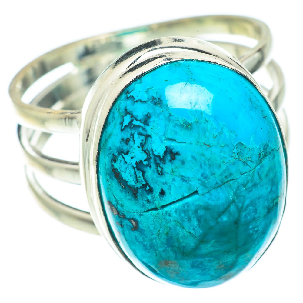 Chrysocolla Rings handcrafted by Ana Silver Co - RING64911