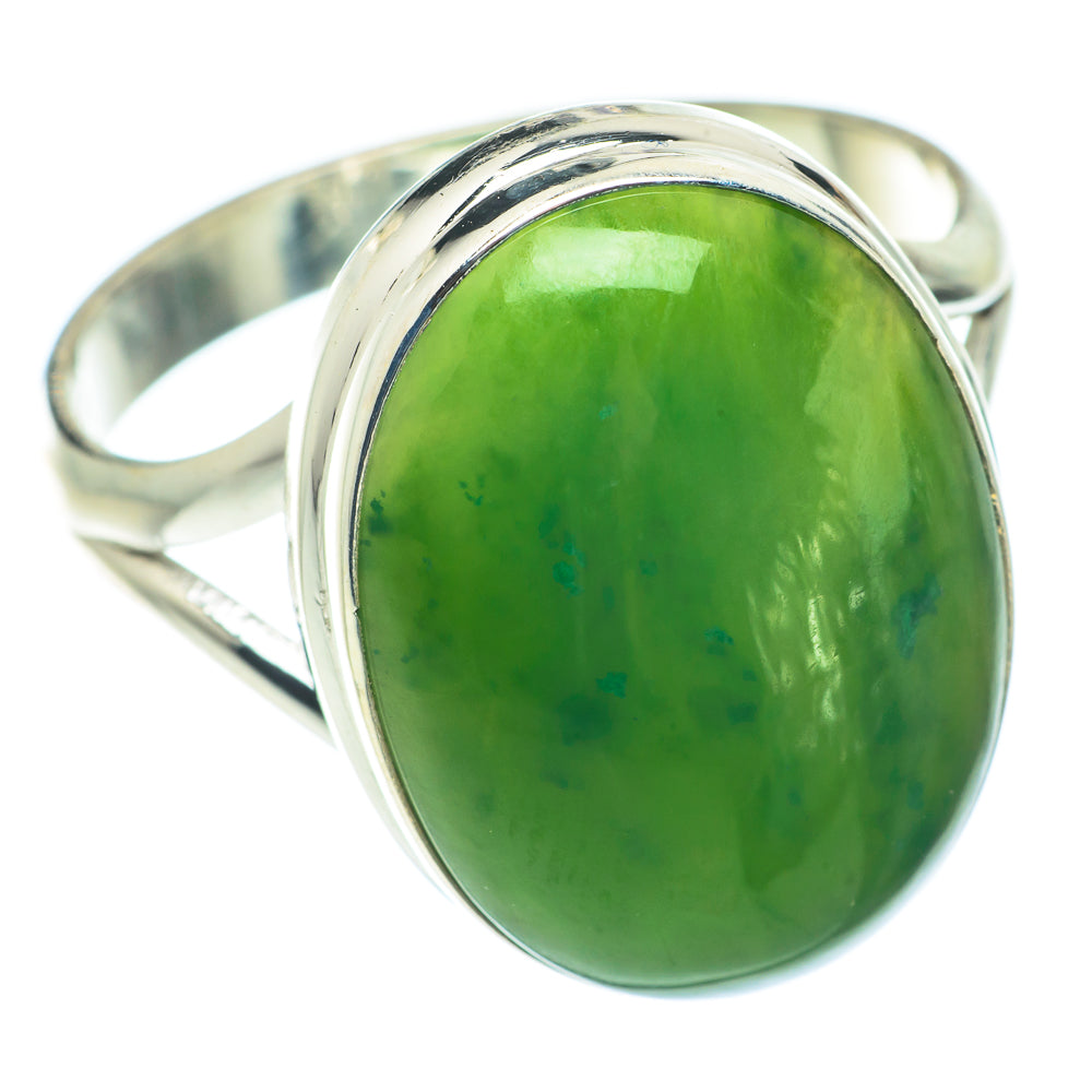 Nephrite Jade Rings handcrafted by Ana Silver Co - RING64913