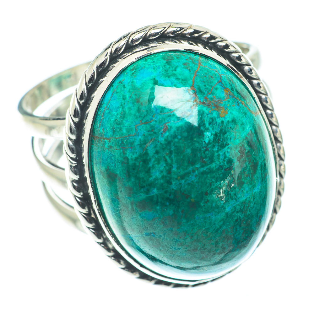 Chrysocolla Rings handcrafted by Ana Silver Co - RING64914