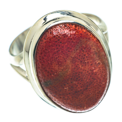 Sponge Coral Rings handcrafted by Ana Silver Co - RING64917