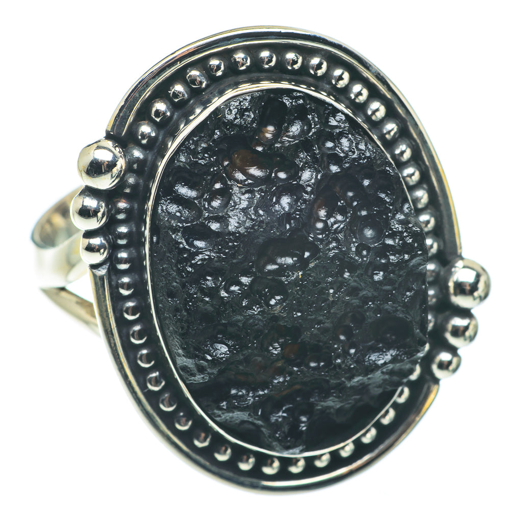Tektite Rings handcrafted by Ana Silver Co - RING64923