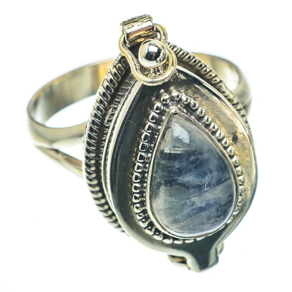 Rainbow Moonstone Rings handcrafted by Ana Silver Co - RING64928