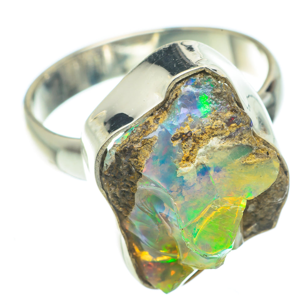 Ethiopian Opal Rings handcrafted by Ana Silver Co - RING64931