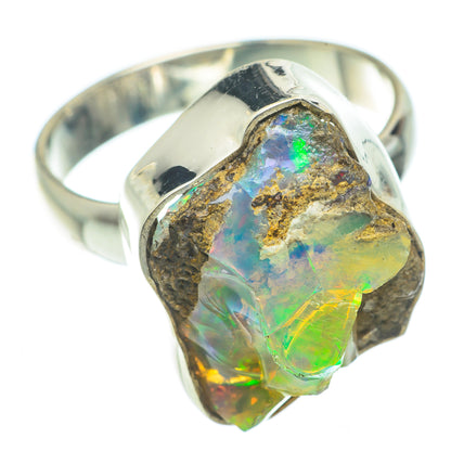 Ethiopian Opal Rings handcrafted by Ana Silver Co - RING64931