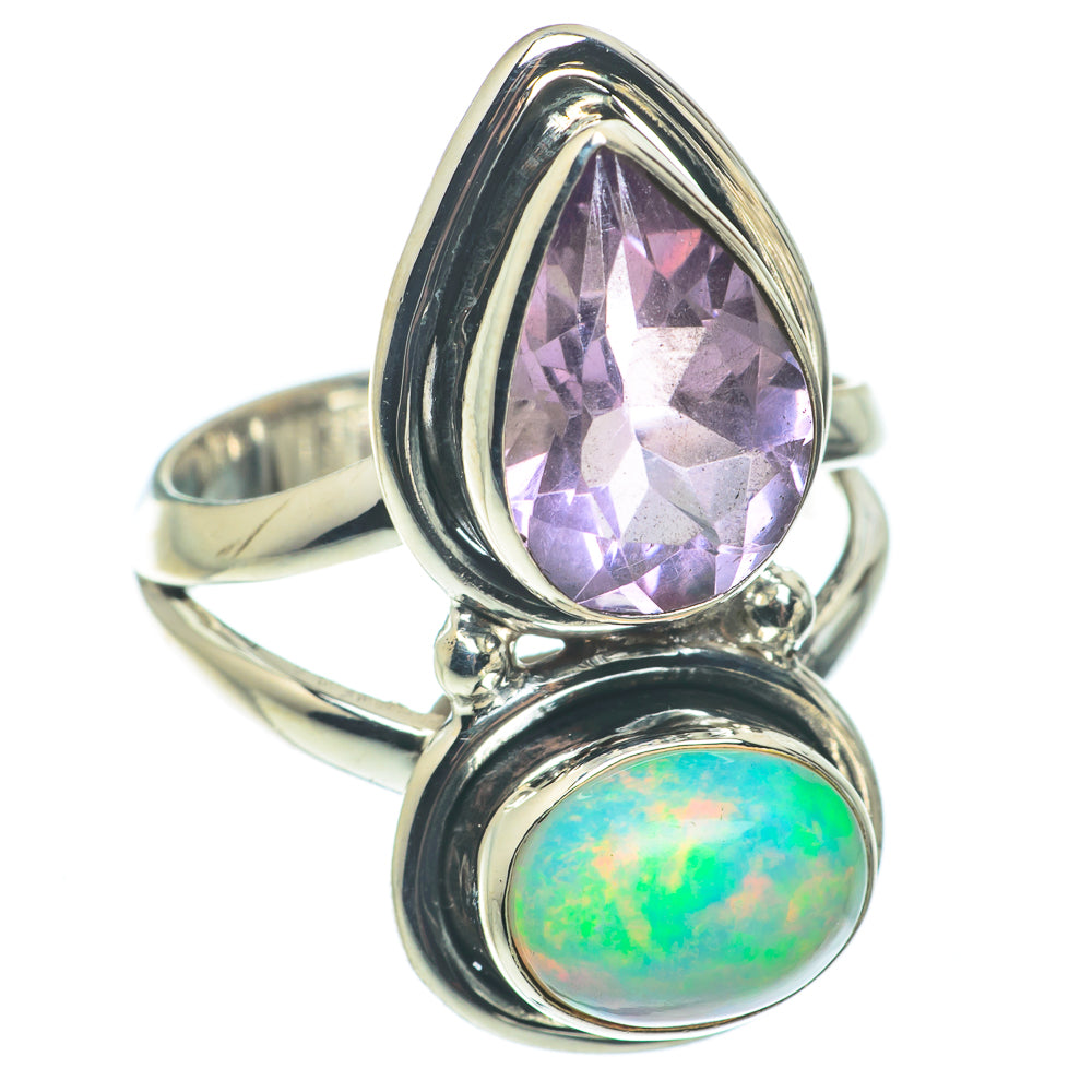 Ethiopian Opal Rings handcrafted by Ana Silver Co - RING64932