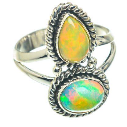Ethiopian Opal Rings handcrafted by Ana Silver Co - RING64933