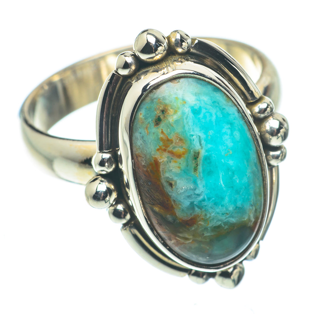 Peruvian Opal Rings handcrafted by Ana Silver Co - RING64936