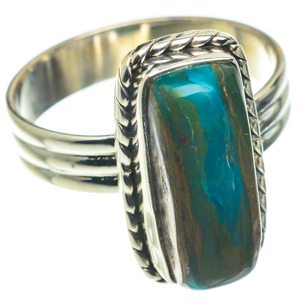 Chrysocolla Rings handcrafted by Ana Silver Co - RING64938