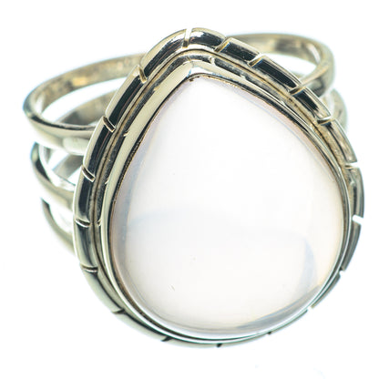 Rose Quartz Rings handcrafted by Ana Silver Co - RING64945