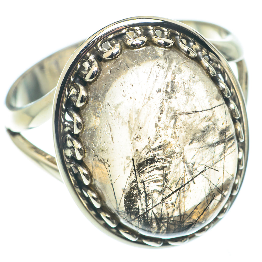 Tourmalinated Quartz Rings handcrafted by Ana Silver Co - RING64952