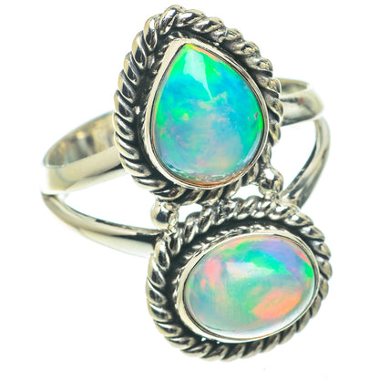 Ethiopian Opal Rings handcrafted by Ana Silver Co - RING64958