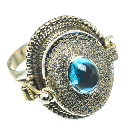 Blue Fluorite Rings handcrafted by Ana Silver Co - RING64959
