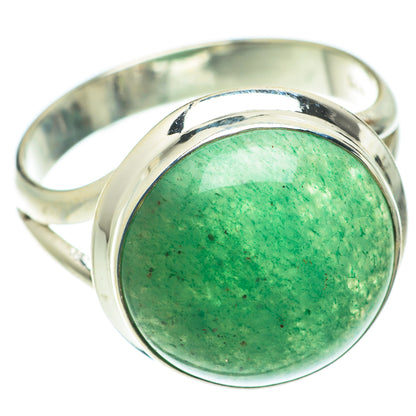 Green Aventurine Rings handcrafted by Ana Silver Co - RING64963