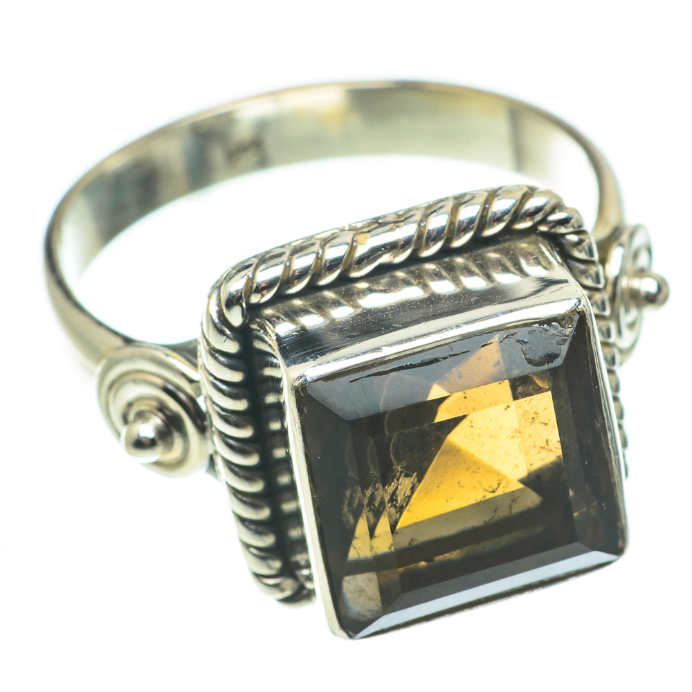 Smoky Quartz Rings handcrafted by Ana Silver Co - RING64964
