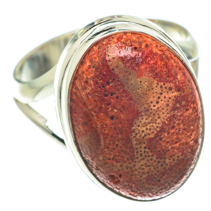 Sponge Coral Rings handcrafted by Ana Silver Co - RING64966
