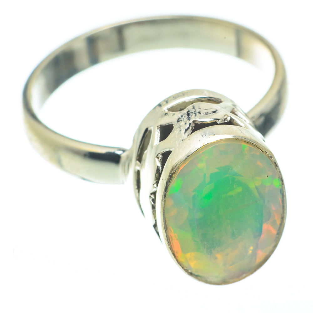 Ethiopian Opal Rings handcrafted by Ana Silver Co - RING64979