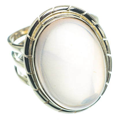 Rose Quartz Rings handcrafted by Ana Silver Co - RING64989