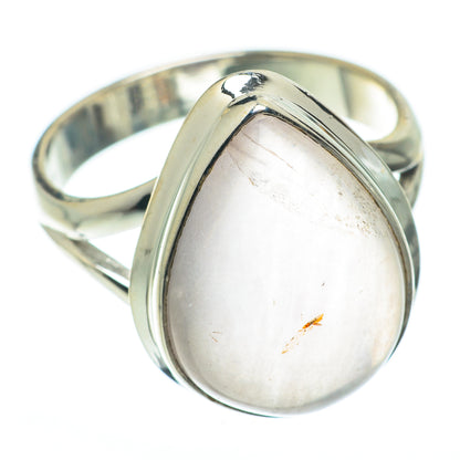 Rose Quartz Rings handcrafted by Ana Silver Co - RING64990