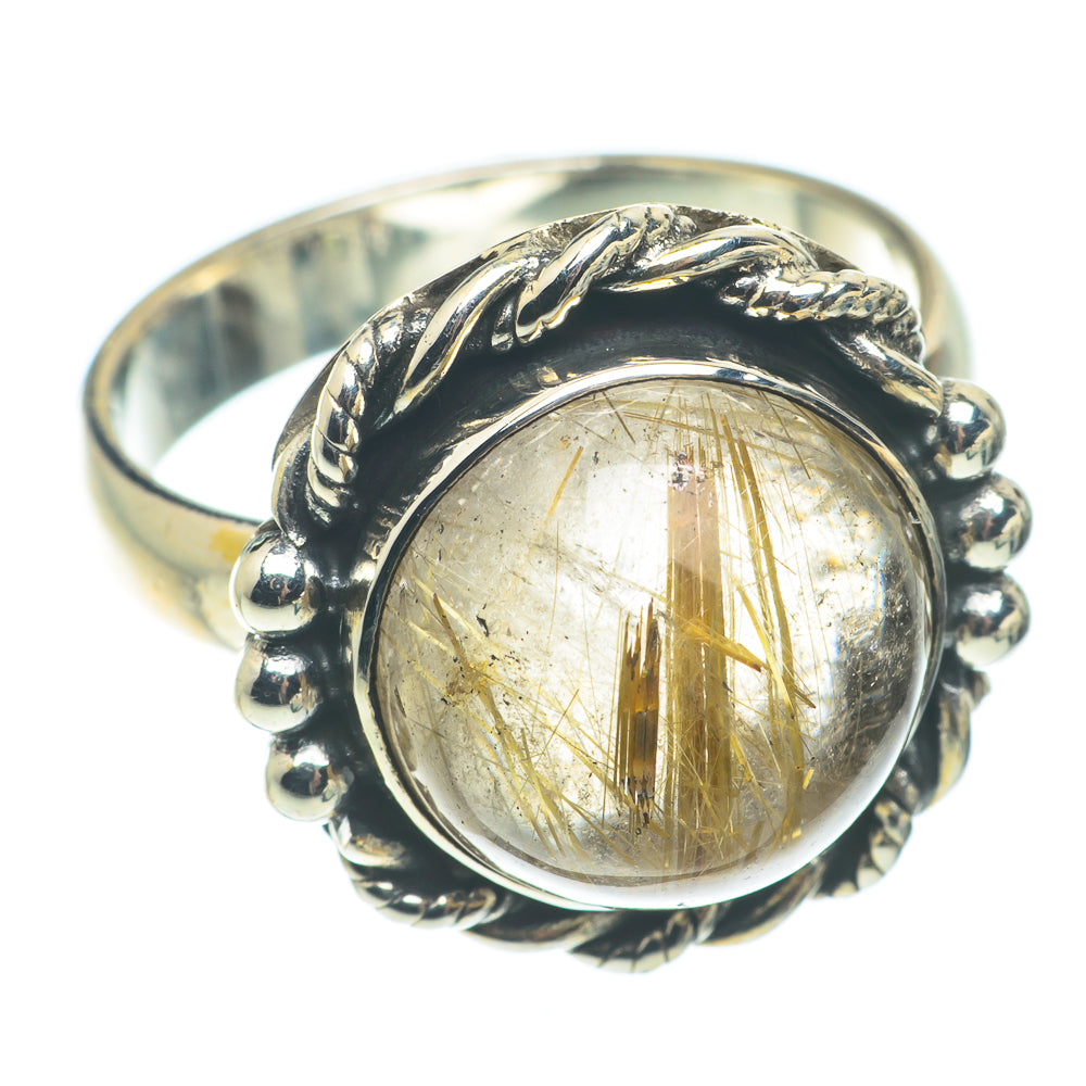 Rutilated Quartz Rings handcrafted by Ana Silver Co - RING64994