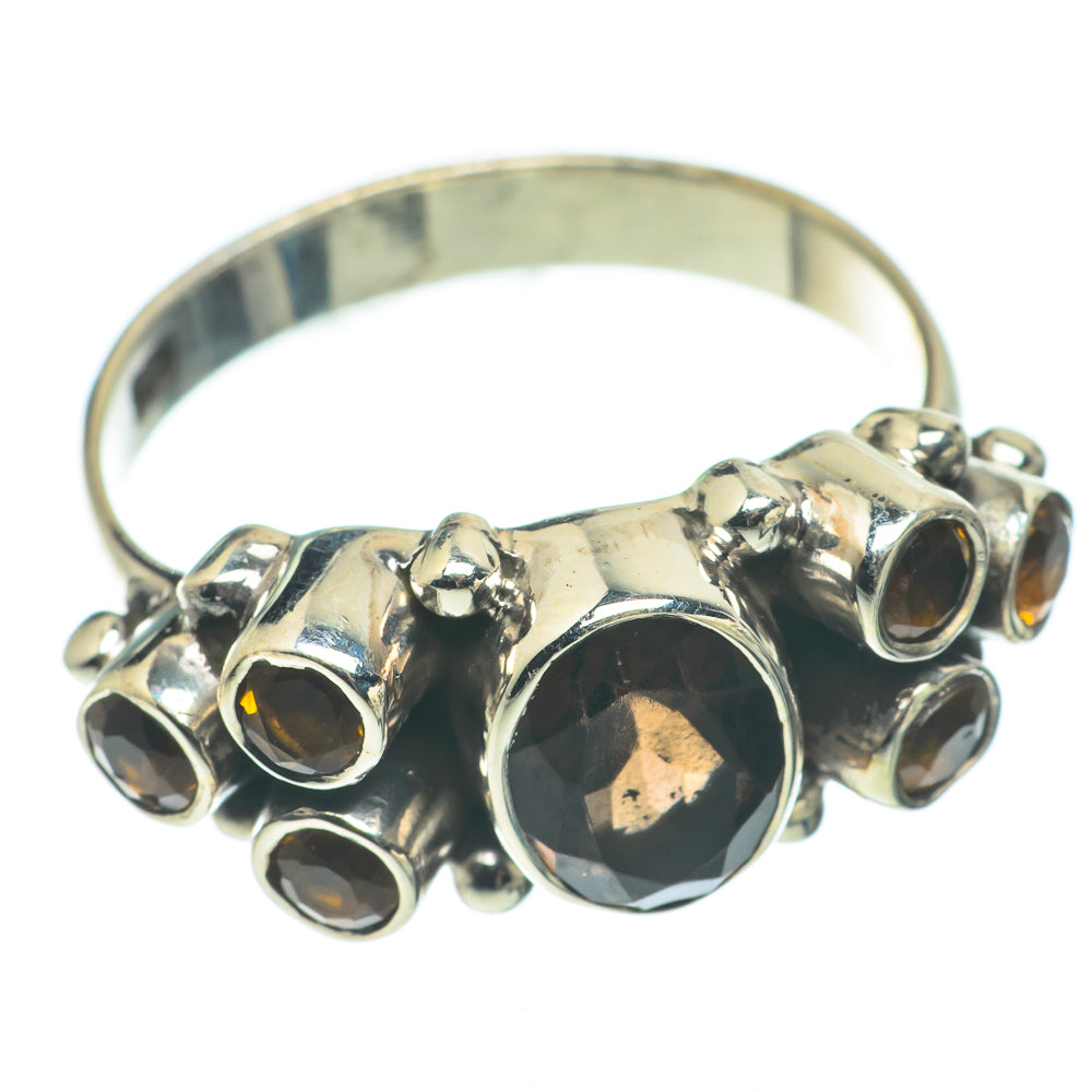 Smoky Quartz Rings handcrafted by Ana Silver Co - RING65008