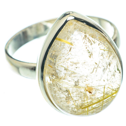 Rutilated Quartz Rings handcrafted by Ana Silver Co - RING65015